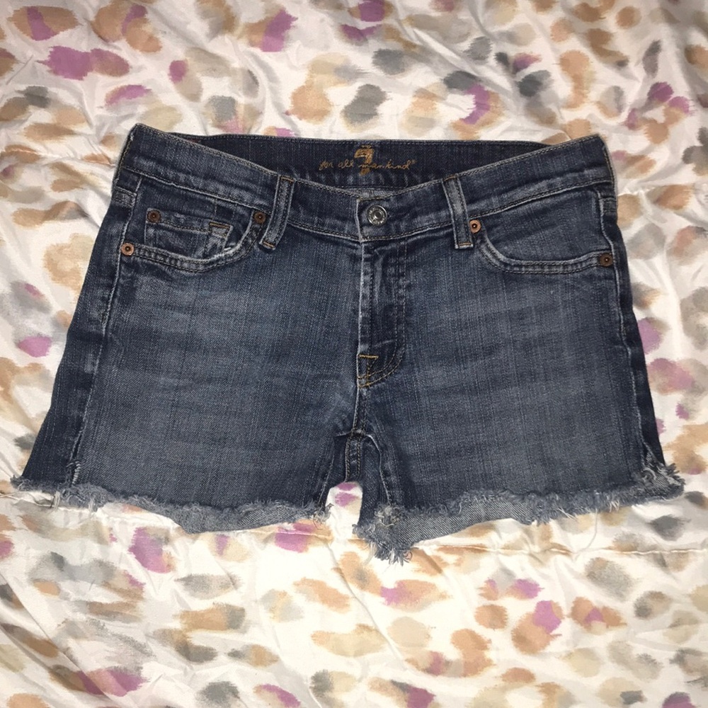 7 For All Mankind denim shorts